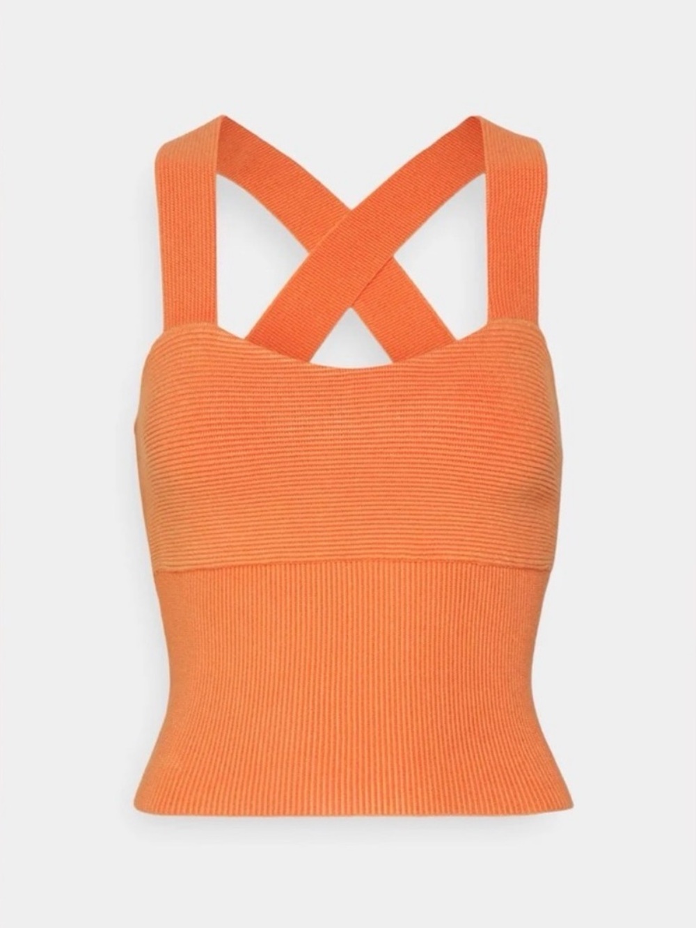 Abercrombie Ottoman Cross-Back Tank in Orange
